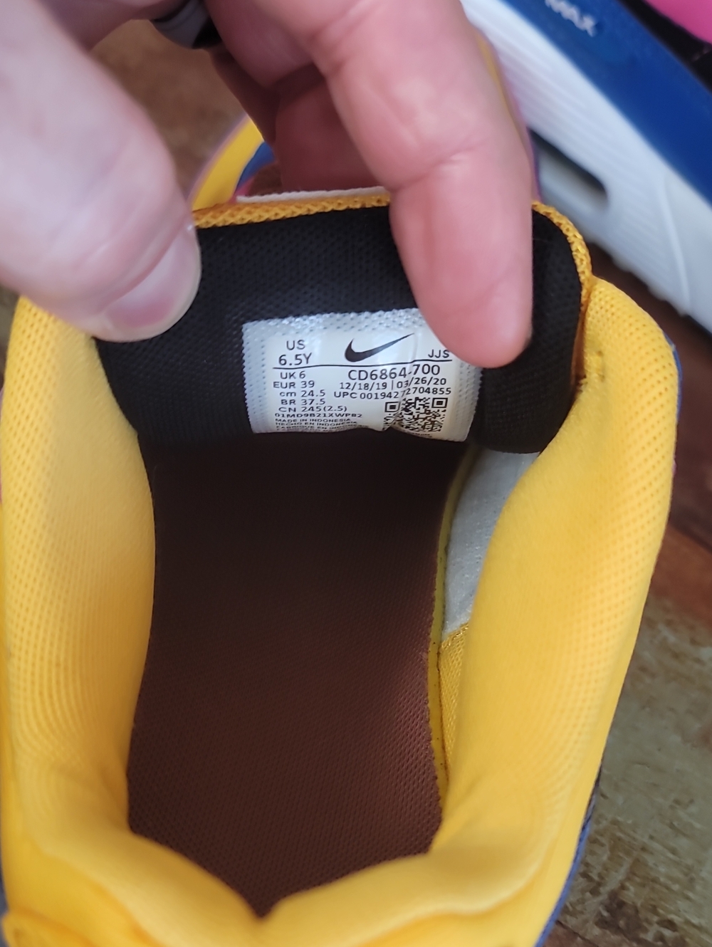 🔥 Nike Air Max 90 'Multi Color' Wmns 8 Great Condition. Fast Shipping. - Picture 15 of 15